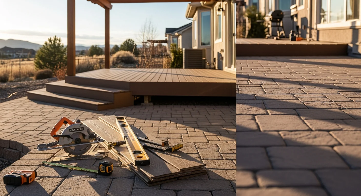 Custom deck and pergola construction